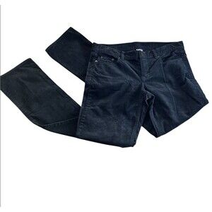 J.Crew 8" Mid Rise City Fit 100% Cotton Corduroy Pants in Dark Grey Sz 28R